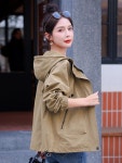 패션고리 여성 캐주얼 데일리 포켓 집업 후드자켓 H1047