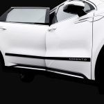 차차랜드 더뉴 쏘렌토 MQ4 호환 도어가드 문콕방지 기스방지 몰딩용품 자동차용품 상단 사이드 도어가드