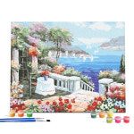 DIY캔버스형 그림그리기 지중해의아침