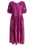 GANNI GANNI Overdyed Heavy Denim Open Back Midi Dress 11319781