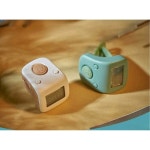 수영기록 측정기 핑거 훈련방수 셀프 운동스톱워치 수영핑거시계 육상 수영훈련 수영 흰색