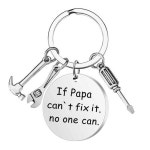 아빠 키 체인 정비사의 아버지의 날 선물 연인