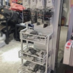 화장품 타공 철제 가판대 트레이 선반 애경마트 수납