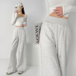 스토리원 여성 일반 기모 하이웨스트 와이드 트레이닝 팬츠 바지 WM-SSBT035