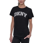 DKNY 디케이앤와이 여성 액티브 크루넥 코튼 티셔츠 Blackeggnog 20639490