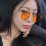 밤운전 가디안 야간 안경 눈부심 빛번짐 방지 블루라이트 틴트 선글라스 실버블랙 Y2오렌지