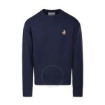 Maison Kitsune Speedy 폭스 패치 코튼 스 셔츠 Size X-Large BL MM00313KM0307-INK