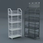 곤도라 편의점 매대 마트 펜트리 과자진열대 수납대 제품 삼중직 50 30