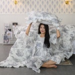 르헤브 르헤브 레오디 30수 프릴 광목 순면 차렵 이불세트 이불 베개커버 세트