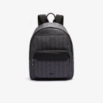 6174931 Lacoste 라코스테 유니섹스 더 블렌드 모노그램 캔버스 백팩 -