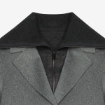 SI 니트베스트배색 싱글 울 코트 SJHRY2609