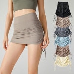 옷자락 여자 요가팬츠 필라테스 스판 바지안감 스커트