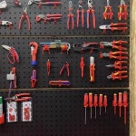 철제 공구 걸이대 캐비닛 보관대 툴행거 단면 정리함 다이 정리 1 플라스틱 10개