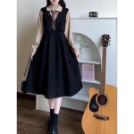 성인식 가운 고등학교 졸업 피아노 연주를 위한 학생 예술 시험