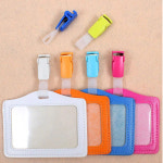 사원증 비즈니스 배지 홀더 출입증 명찰 카드 이름표 컬러 집게 고리 클립 A0793