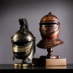 유럽 갑옷 헬멧 중세 소품 아머 의상 전사 창과 기사단 모델