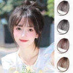 똑딱이 앞머리 시스루 뱅 헤어피스 부분가발