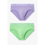 엠포리오아르마니 프레임 로고 밴딩 코튼 브리프 1130111302