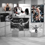 마카오팜 헬스클럽 포스터 포스터만 A3 23 펌핑아이언 2