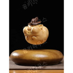 우드 자기부상 돼지 인테리어소품 장식품 인테리어 선물용 느티나무 호두나무