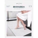 호텔 스타일 순백 장미 면 침실 매트 욕실 문 앞 방수 미끄럼 방지 매트