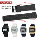 카시오 스트랩 CASIO 실리콘 시계 밴드 F91W F84 F105 108 A158 168 송진 팔찌 1 W800H SGW400 AE1200 1300