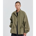 매장정품 DE GRAND MATIN MILITARY SHORT FISHTAIL JACKET KHAKI DM23AJK01 136507