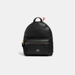 코치 Coach York Charlie Medium Leather Backpack