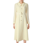 미니멈 카라넥 벨티드 플레어 원피스 MZAGWO2950