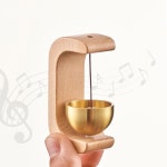 현관문 종 현관 벨 풍경 문 우드 자석 도어벨 액막이