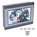 프로그래밍 가능한 로직 컨트롤러 고속 카운팅 7in PLC HMI 터치스크린 2PT 온도 측정 8out 38 4Kb D