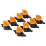 10PCS 미니 관개 밸브 파이프 물방울 워터 정원 호스 피팅 커넥터 Drip