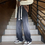 남성용 마켓에이 엑스 스트랩 밴딩 데님 팬츠 중청 P24FW3-A1778