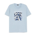 엠포리오아르마니 로고 프린트 티셔츠 EM000574AF12349