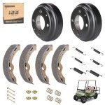 1236435 Golf Cart Brake Drums Shoes Kit For Yamaha G1 G2 G8 G11 G14 G16 G19 G22 G29 1