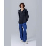 PAGE 셀럽픽 오픈 카라 블라우스 PC23BL01 26746