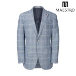 마에스트로 체크 긴팔자켓 MAJA5B019