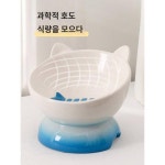캣볼 캣볼 도자기 캣돌 밥그릇 캣돌 밥그릇 캣돌 입마개 대구경 애견전용그릇 하이킥 목보호대