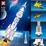 항공 우주 Long March 2F 캐리어 로켓 우주선 88019 빌딩 블록 CZ-2F