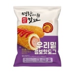 명랑시대쌀핫도그 우리밀 점보 핫도그 120g