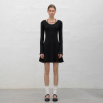 아틀리에나인 아틀리에 나인 U넥 플레어 니트 원피스 OP-6133