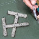 고정밀 T자 블록 사각 눈금자 1m 알류미늄 마킹자 다기능 직각자 0 3m스테인레스강T형자