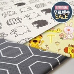 다온 PVC 유아동 소프트 놀이방 거실 유치원 어린이집 애견 반려견 강아지 층간소음방지 매트 5 옹달샘 펫 Size C 225x140