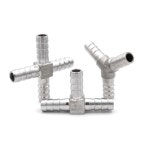 304 스테인레스 스틸 파이프 피팅 유형 크로스 L type WAY6MM