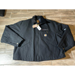 칼하트 Vtg Carhartt 디트로이트 캔버스 지퍼 재킷 J001 블랭킷 안감 미국 남성 Nwt