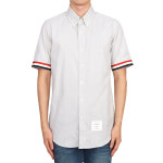 톰브라운 삼선 암밴드 스트라이프 반팔 셔츠 MWS252A