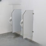 판자 보드 남자 가리개 소변기칸막이 분리커텐 공중화장실 그림1 화장실 호텔