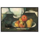Art Remedy 클래식 정물 캔버스 38 x 25 15 x 10 프레임 세잔 사과 와인