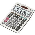 카시오 문구사무 계산기 CASIO 게산기 일반 재무용 다용도 탁상용 공인중계사 업무용 식당 재무 MS-120MS 120BM
