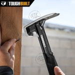 TOUGHBUILT TB H1 1R S16 S18 18 16온스 매끄러운 표면 강철 고무 립 프레이밍 해머 TB-H1-1R-S16